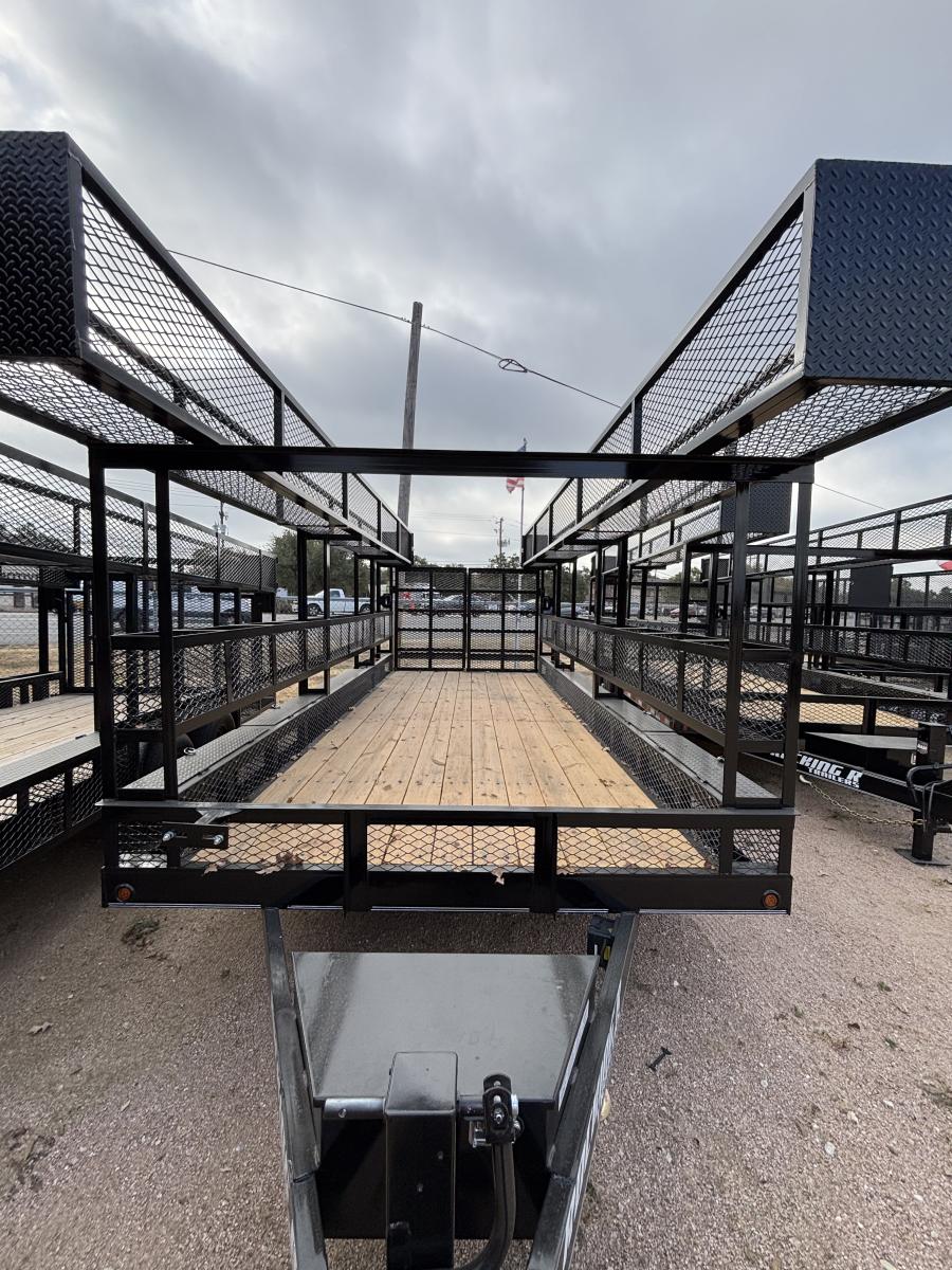 83x18 tandem axle irrigation utility trailer by Rocking R Image 2