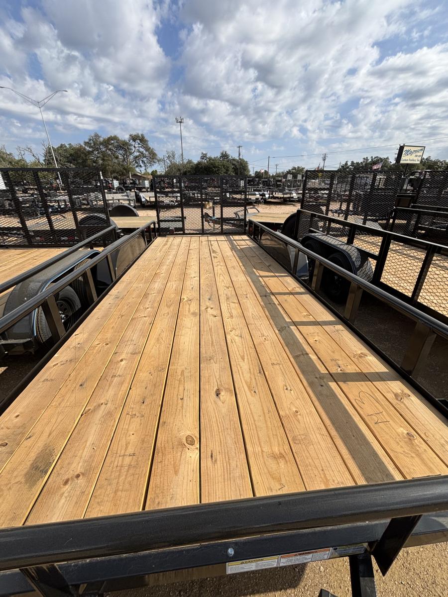 Top Hat 18x83 MP Black Utility Trailer Image 1