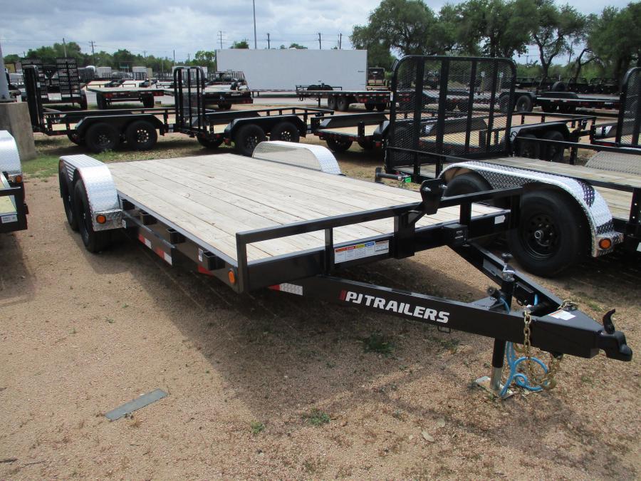 PJ C5, Car Hauler, 18' x 83", 7K, Spare Mount Image 0