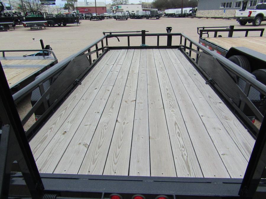 PJ TRAILERS P818 PJ 18X83, EB2, SM, 5FUR, S/B, 6DR, BLACK Image 3