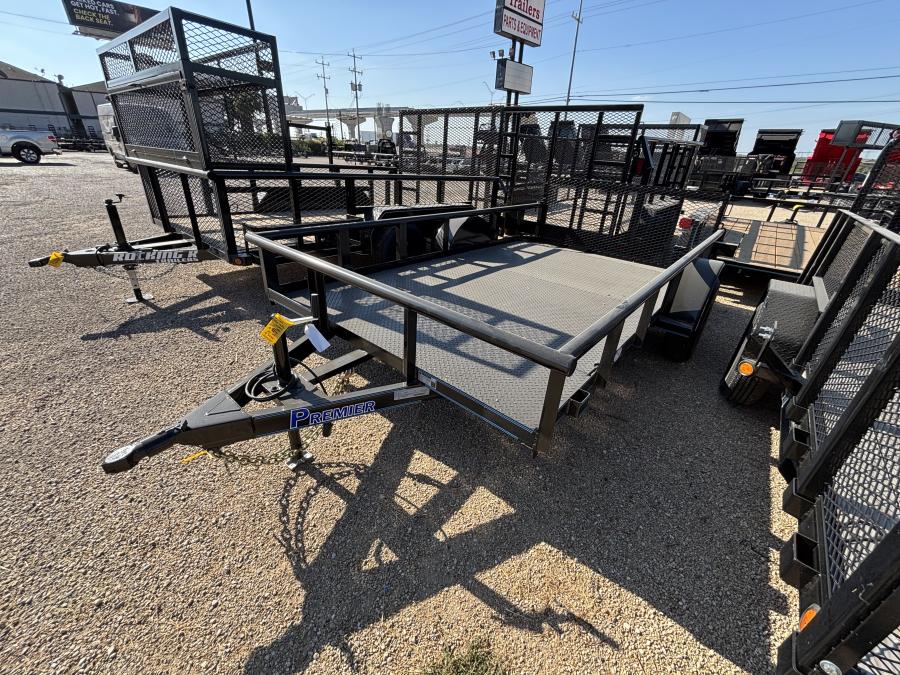 77x12 single axle utility trailer by Bellwether Image 0