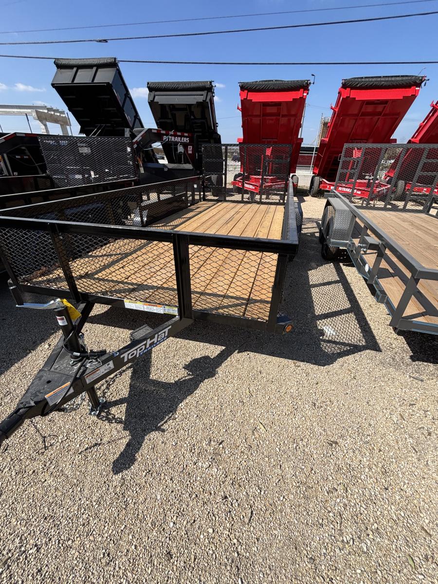 83x16 tandem axle utility trailer by Top Hat Image 0