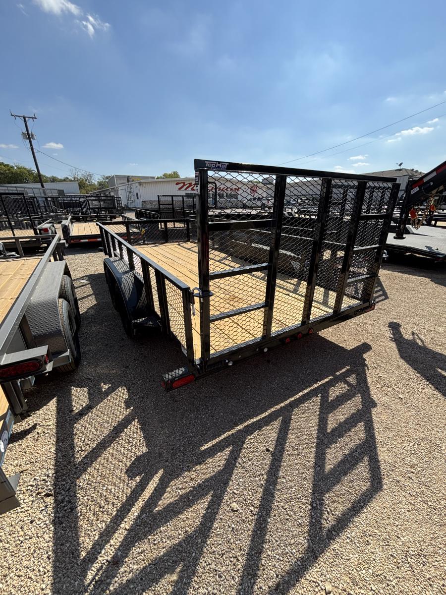 83x16 tandem axle utility trailer by Top Hat Image 1