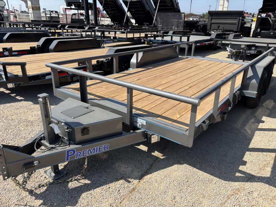 83"x16' tilt utility trailer by Bellwether Image 0