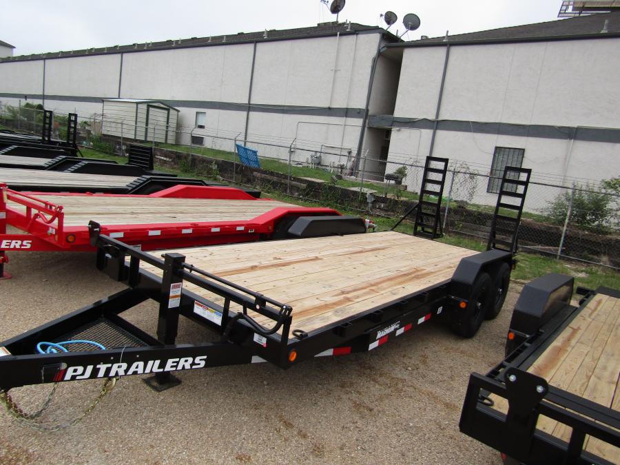 PJ TRAILERS CCJ2 PJ 20X83, EB2, SM/ST, 2DT/31X6 FUR, ,RR,BLACK Image 0