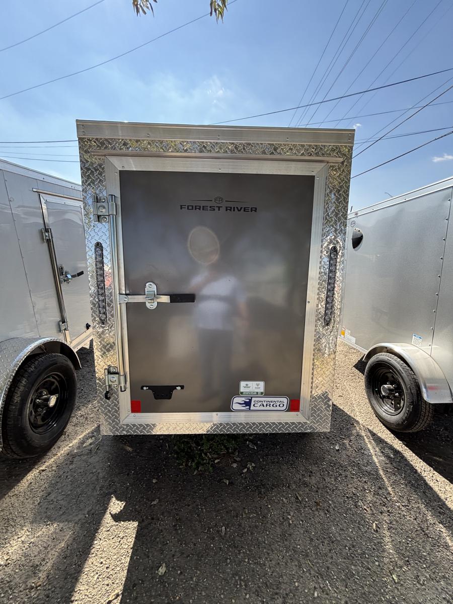 4X6 single axle enclosed cargo trailer by Continental Cargo Image 2