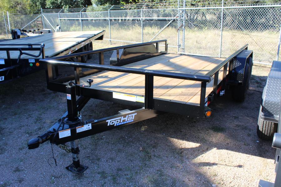 83"x14' tandem axle utility trailer by Top Hat Image 0