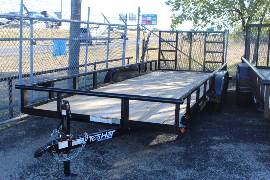 83"x20 tandem axle utility trailer by Top Hat Image 0