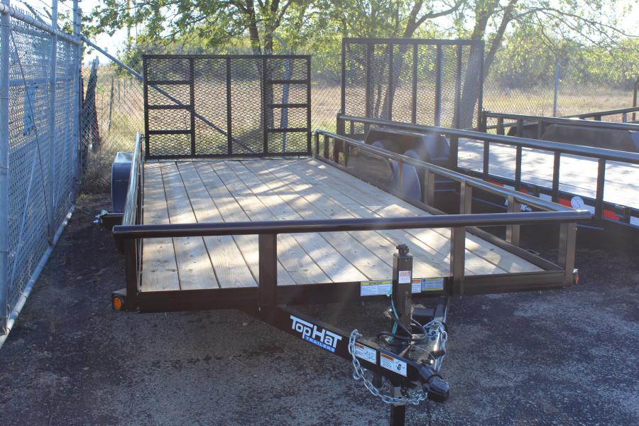 83"x20 tandem axle utility trailer by Top Hat Image 1