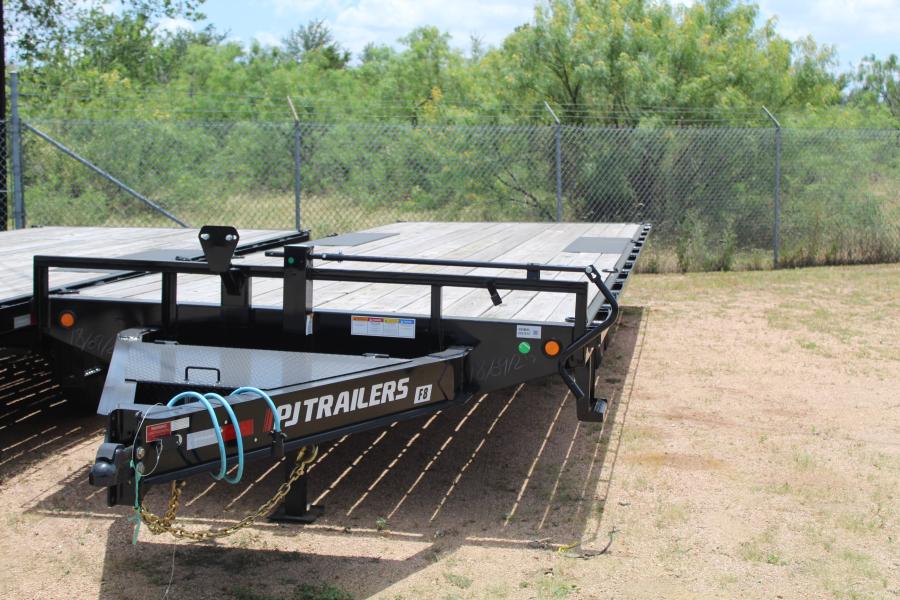 PJ TRAILERS F8J2 PJ24X102, EB2, SM, SIR, 8DR, S STEPS, LID/TONG, BLACK Image 0