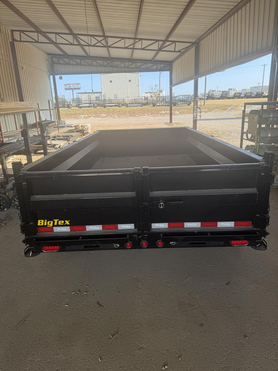 Big Tex 14TD 15.4K HD TELESCOPIC DUMP 83"x1 6SIR, BLACK Image 1