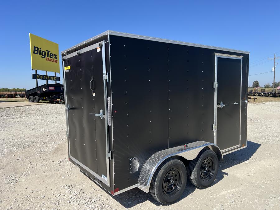 6X12 V NOSE ENCLOSED STD RAMP DOOR 7K BY CARRY ON Image 2