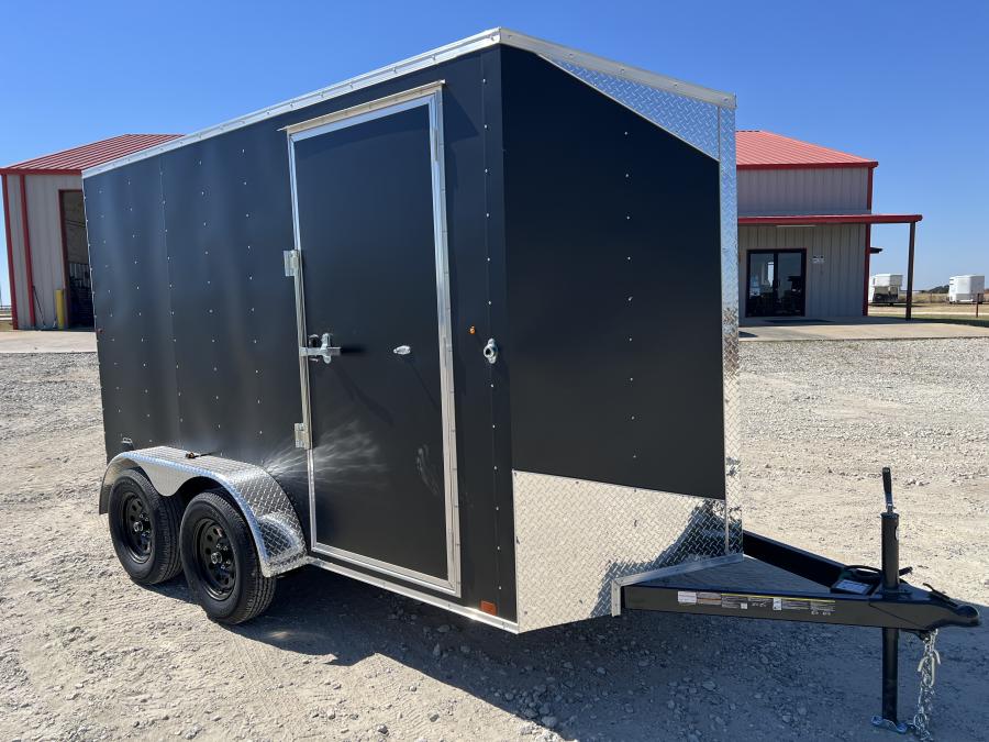 6X12 V NOSE ENCLOSED STD RAMP DOOR 7K BY CARRY ON Image 0