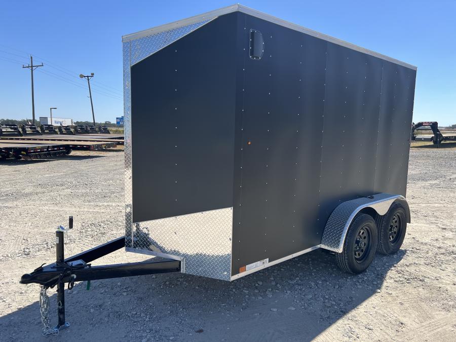 6X12 V NOSE ENCLOSED STD RAMP DOOR 7K BY CARRY ON Image 3