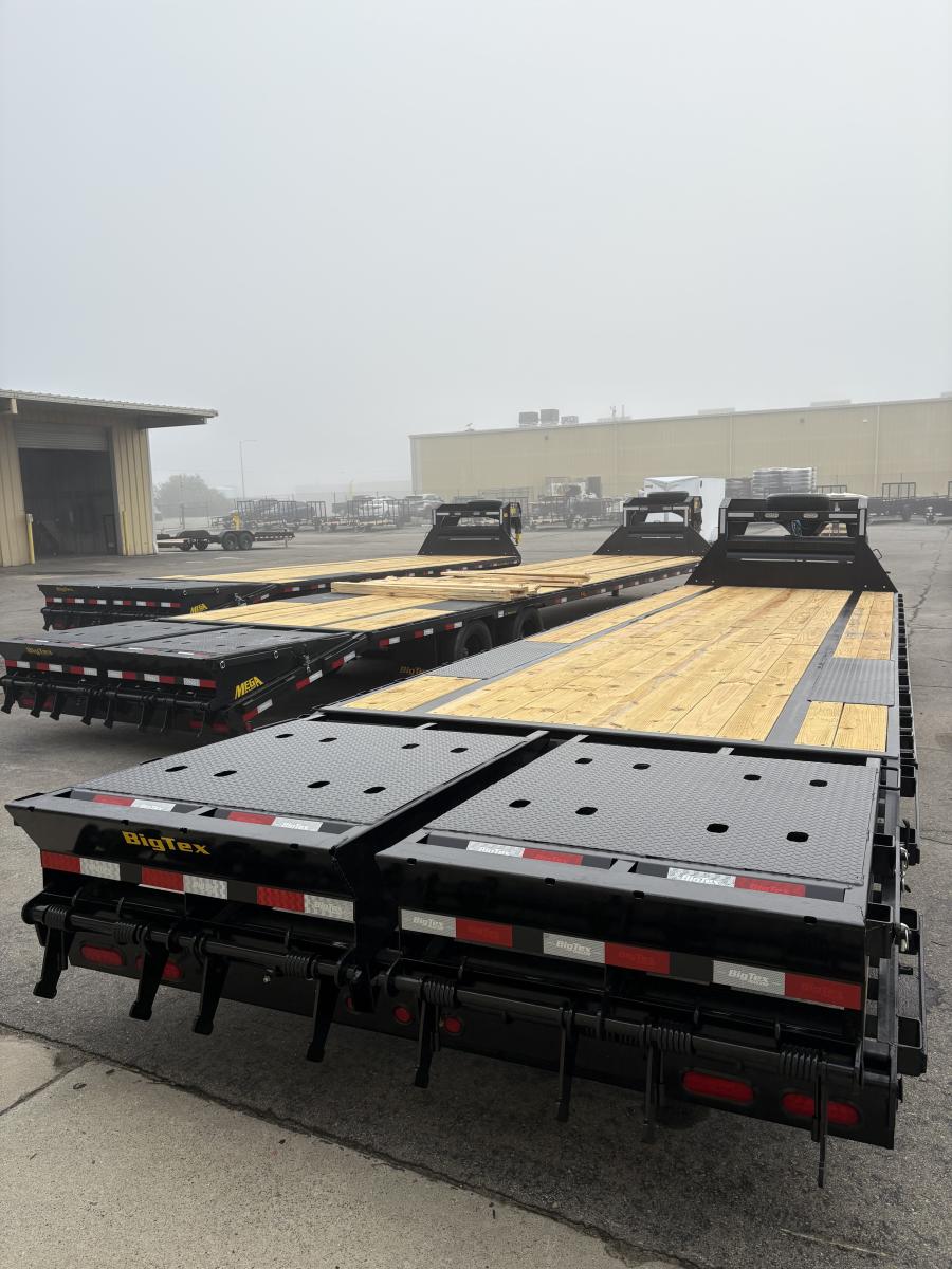 Big Tex 14GN, Gooseneck, 102" x 30', 15.9K, Dovetail, Mega Ramps Image 1