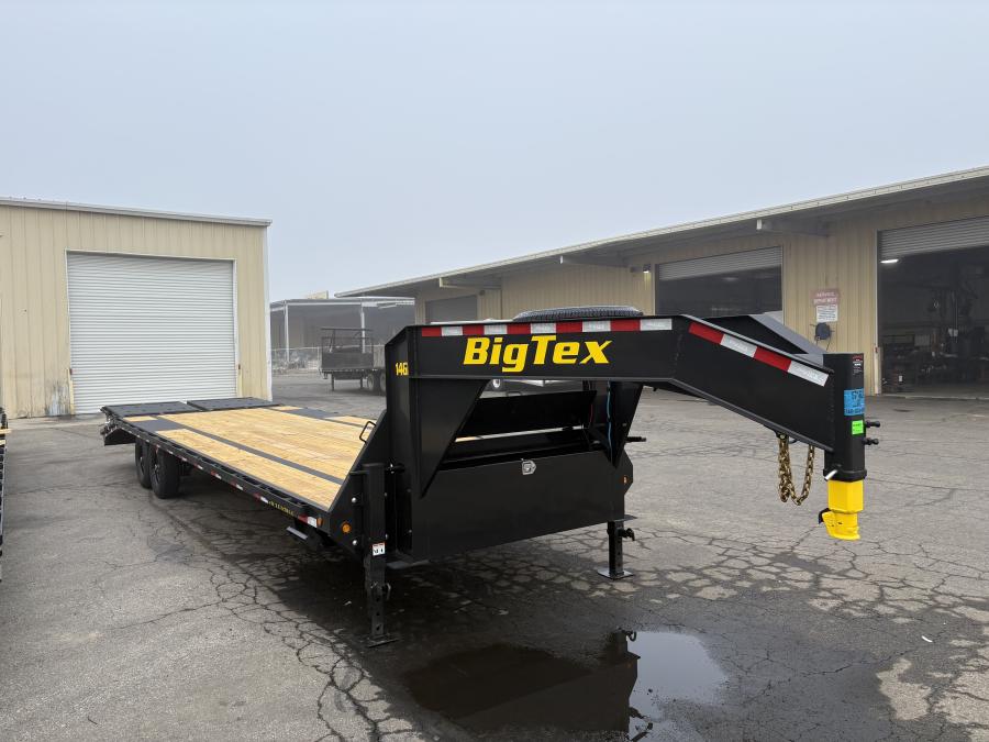 Big Tex 14GN, Gooseneck, 102" x 33', 15.9K, Dovetail, Mega Ramps Image 0