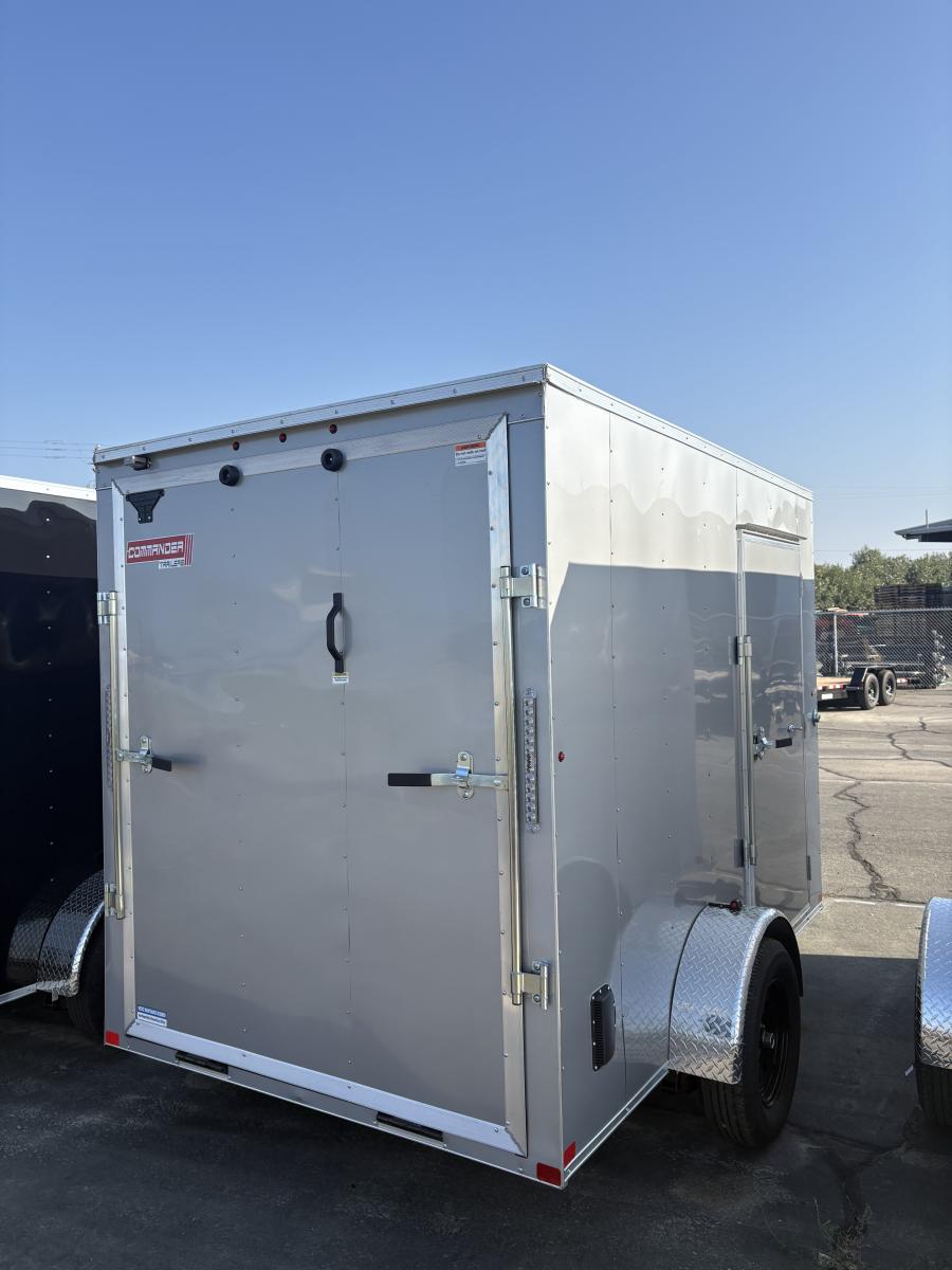 6X10 6X10 V NOSE ENCLOSED STD RAMP DOOR 3K BY CARRY ON Image 1