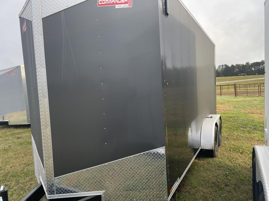 7X16 7X16 V NOSE ENCLOSED STD RAMP DOOR 7K BY CARRY ON Image 1