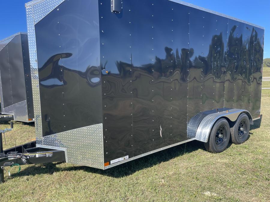 7X16 7X16 V NOSE ENCLOSED STD RAMP DOOR 7K BY CARRY ON Image 2