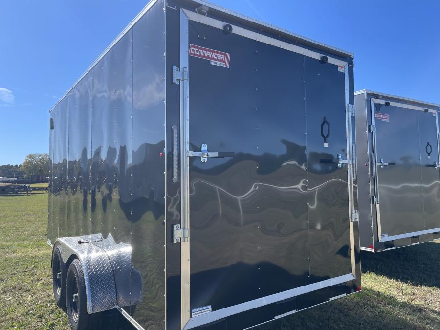7X16 7X16 V NOSE ENCLOSED STD RAMP DOOR 7K BY CARRY ON Image 3