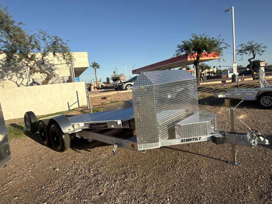 Aluma 8218 Aluma 82"  2-5200# AXLE Trailer, Tilt Bed Image 0