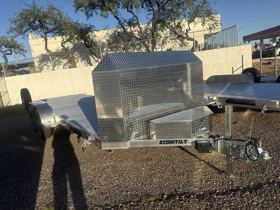 Aluma 8220 Aluma 82″ x 20 2-5200# AXLE Trailer, Tilt Bed Image 0