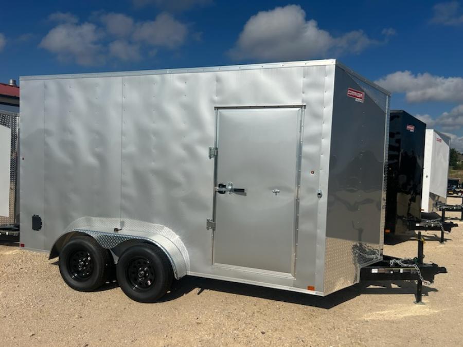 7X12 7X12 V NOSE ENCLOSED STD RAMP DOOR 7K BY CARRY ON Image 3