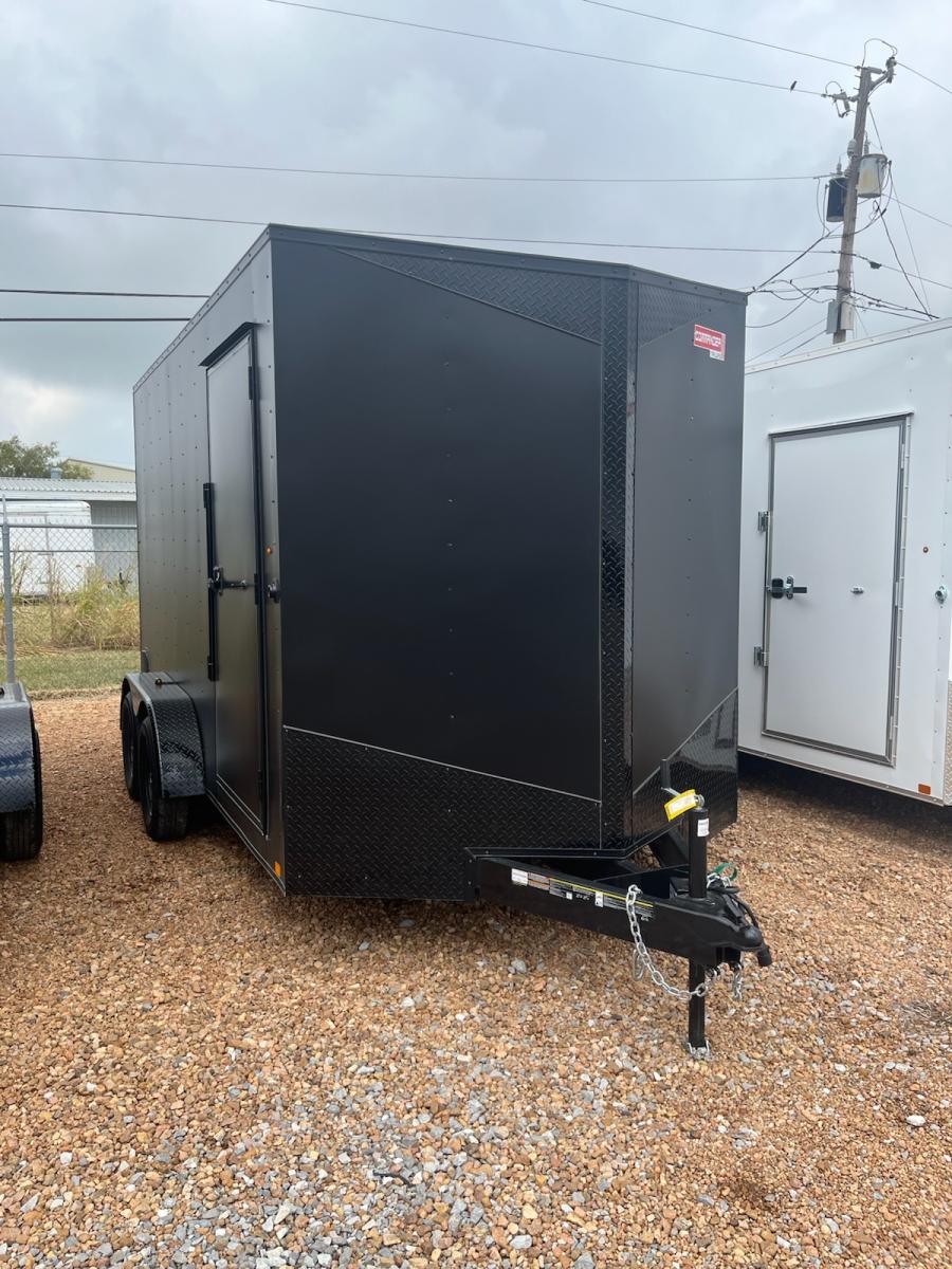 7X14 7X14 V NOSE ENCLOSED STD RAMP DOOR 7K BY CARRY ON Image 0
