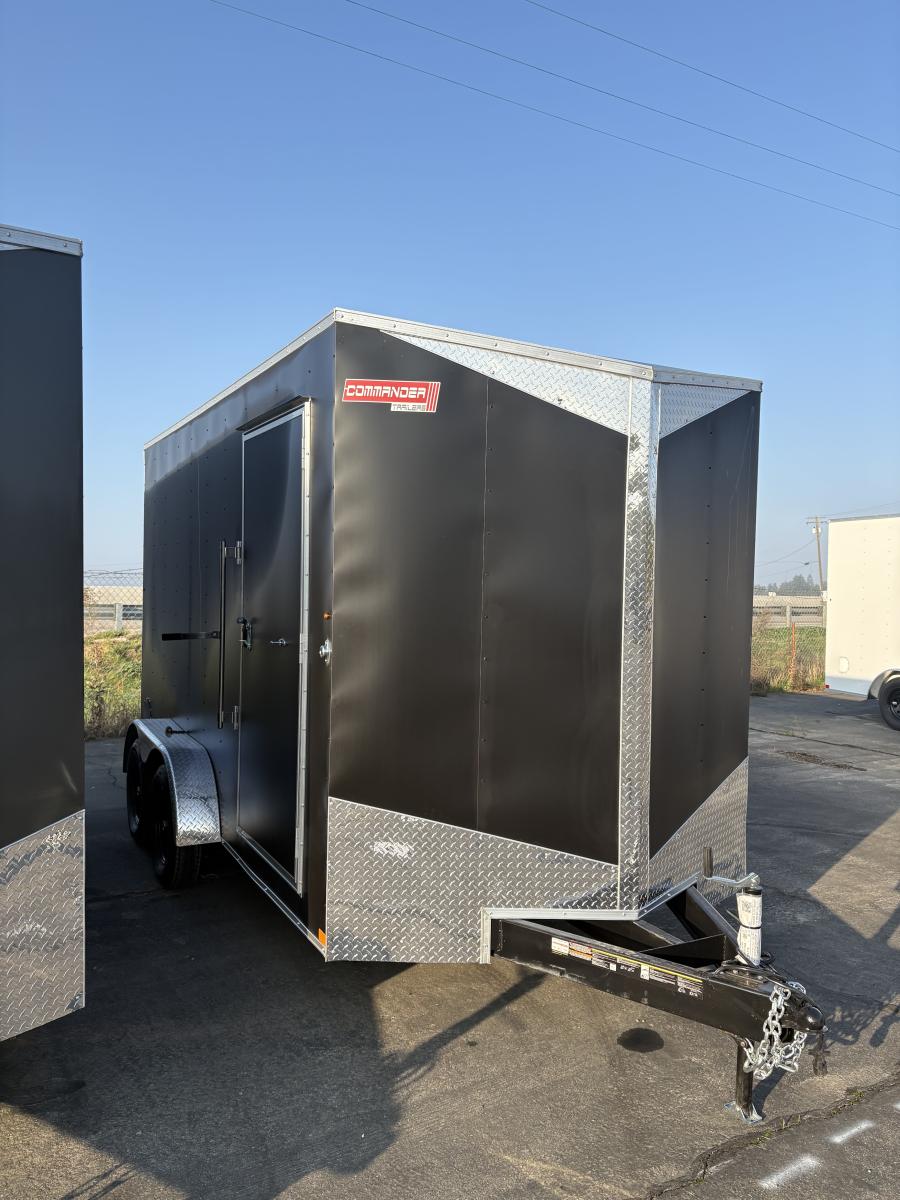 7X14 7X14 V NOSE ENCLOSED STD RAMP DOOR 7K BY CARRY ON Image 0