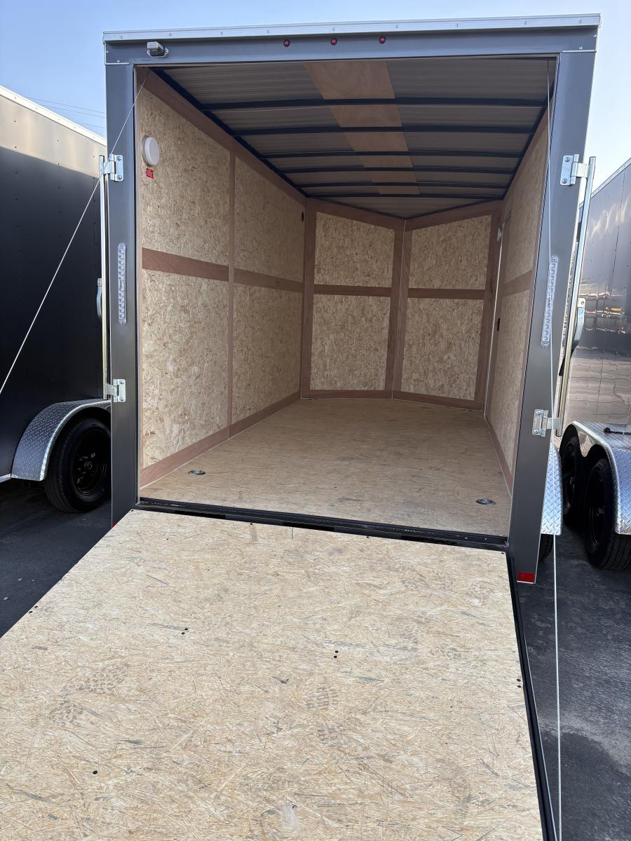 7X14 7X14 V NOSE ENCLOSED STD RAMP DOOR 7K BY CARRY ON Image 2