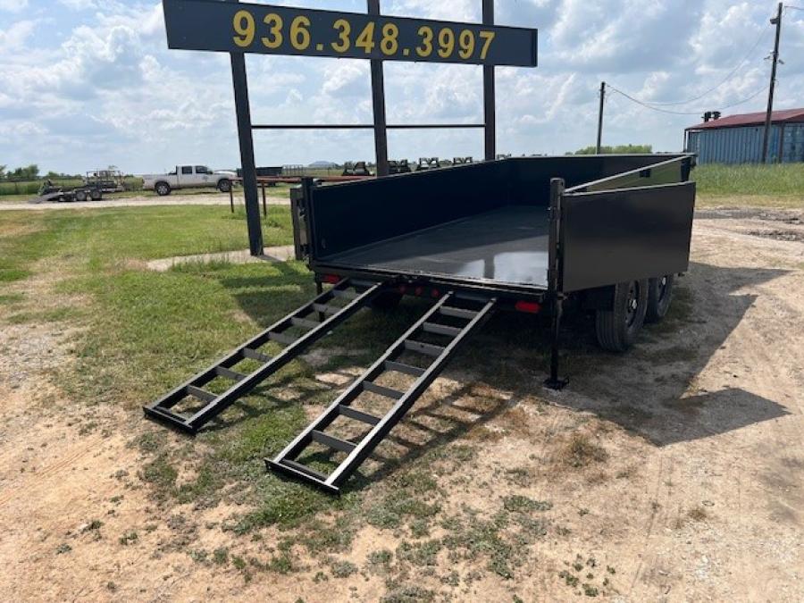 Big Tex 14LX 14K CHANNEL TAND DUMP 83"x12 BLACK, 6SIR Image 1