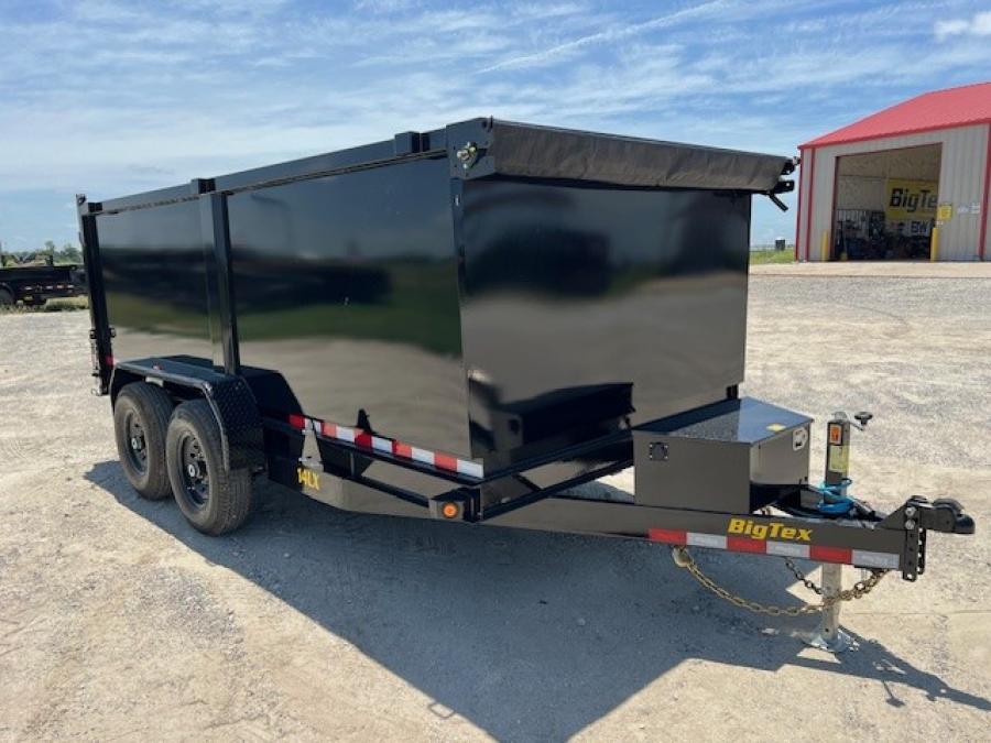 Big Tex 14LX, Dump, 83" x 14', 14K, 4' Sides Image 5