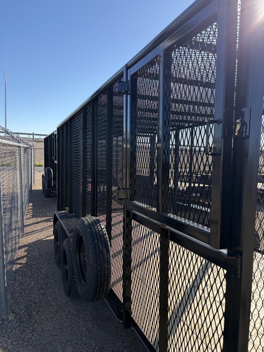 TGRT TIGER 83X16 TRASH TRAILER 6 SIDES Image 2
