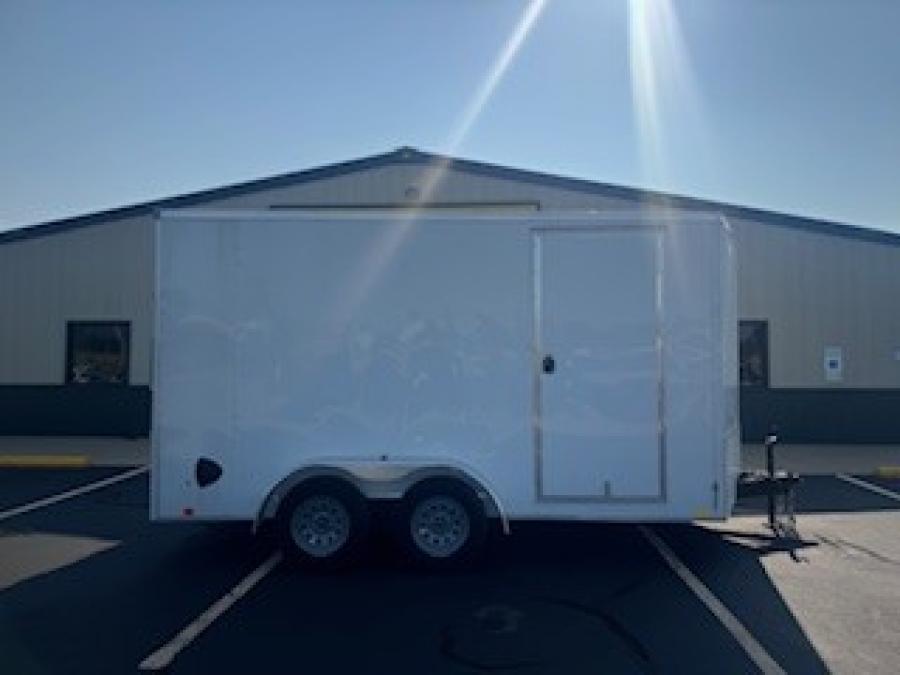 RWT7 RWT 7 x 14 TA FLAT TOP WEDGE ENCLOSED TRAILER BY RC Image 4