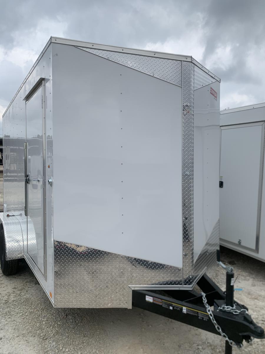 7X14 7X14 V NOSE ENCLOSED STD RAMP DOOR 7K BY CARRY ON Image 0