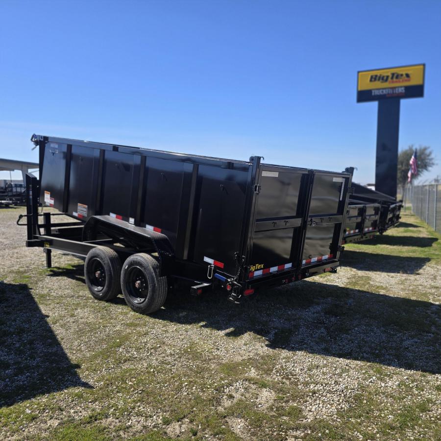 Big Tex 16GX, Dump, 83" x 16', 17.5K, 4' Sides Image 2