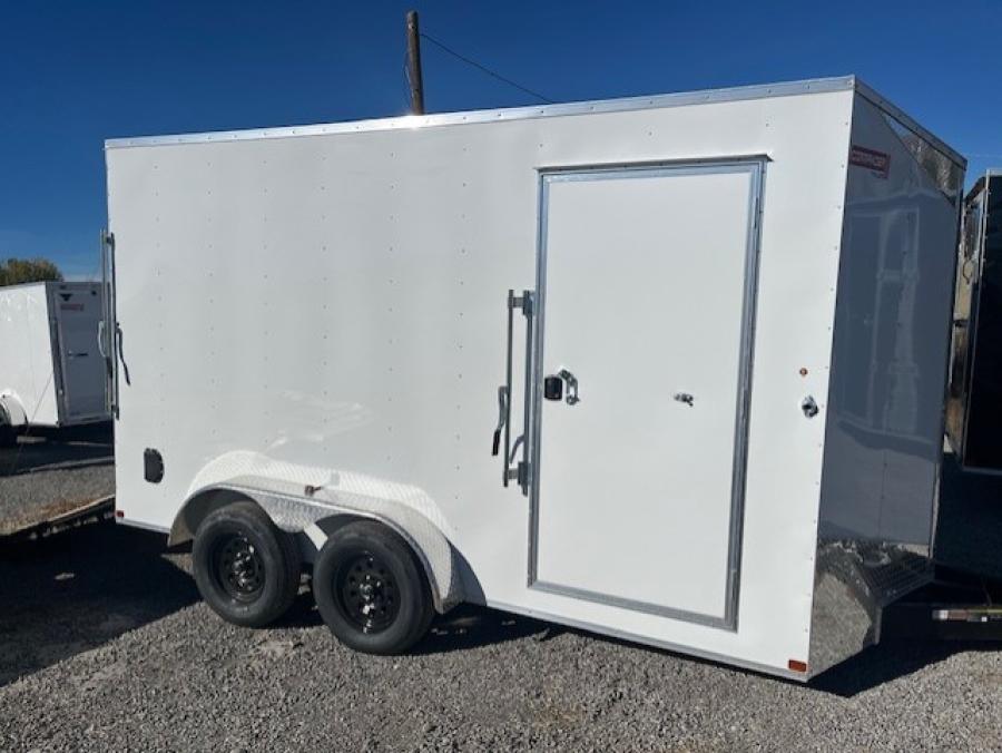 7X14 7X14 V NOSE ENCLOSED STD RAMP DOOR 7K BY CARRY ON Image 1