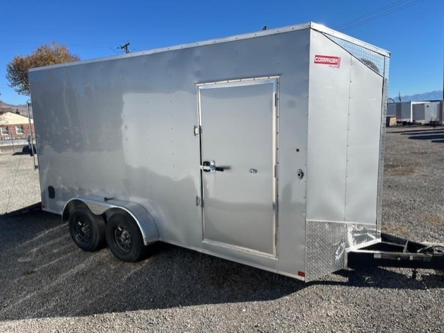 7X16 7X16 V NOSE ENCLOSED STD RAMP DOOR 7K BY CARRY ON Image 0