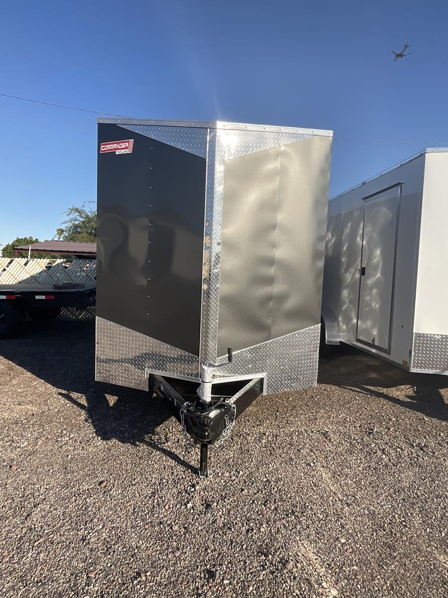 7X16 7X16 V NOSE ENCLOSED STD RAMP DOOR 7K BY CARRY ON Image 0