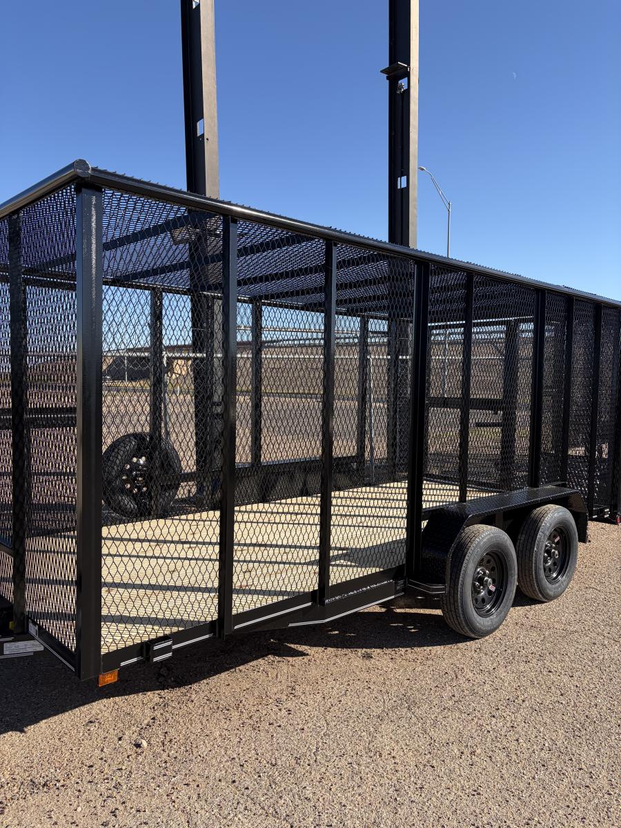 TGRT TIGER 83X16 TRASH TRAILER 6 SIDES Image 1