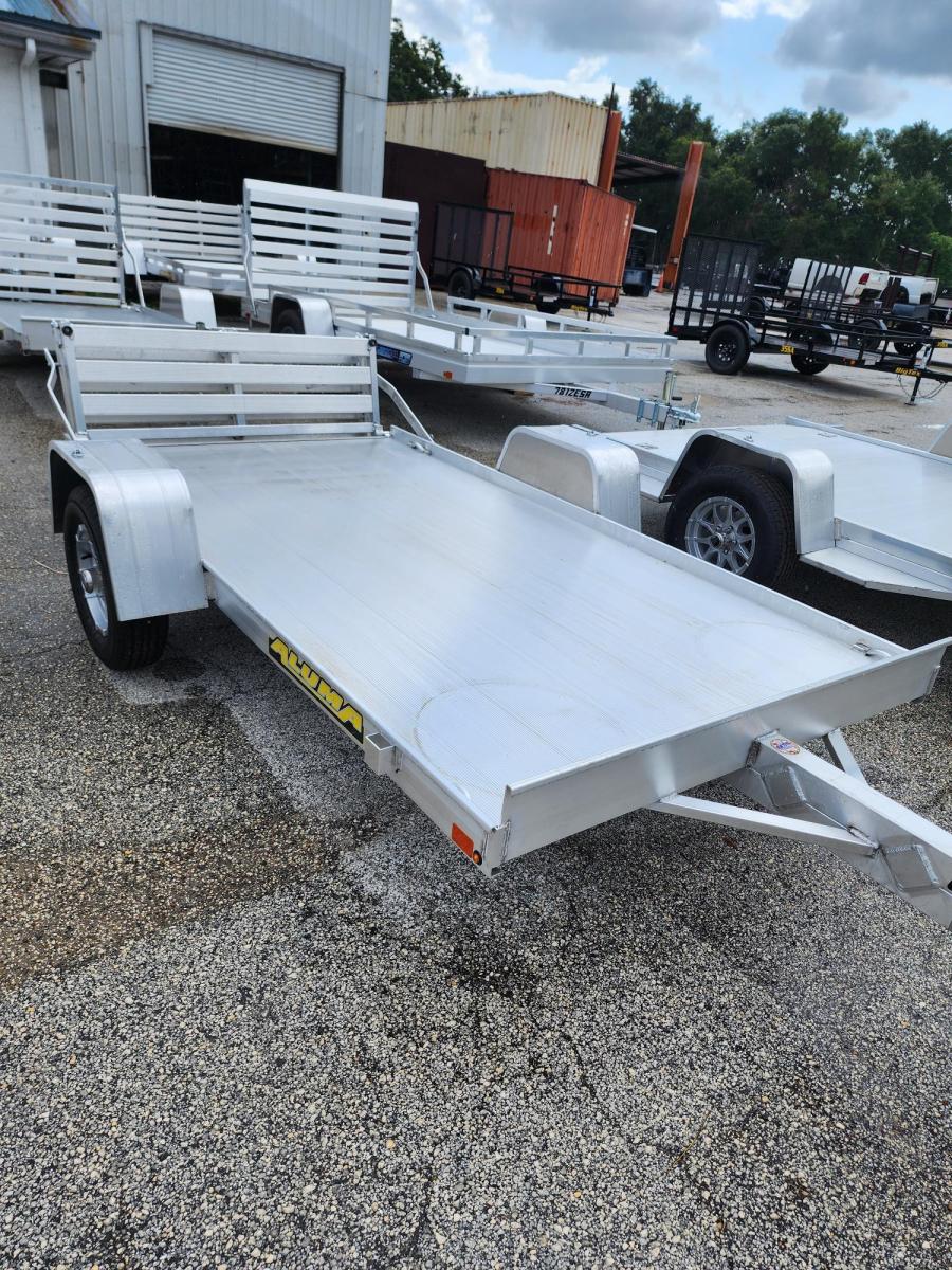 Aluma 6310 Aluma 63" x 120" SA Utility Trailer, Bi-Fold Tailgate, Image 0
