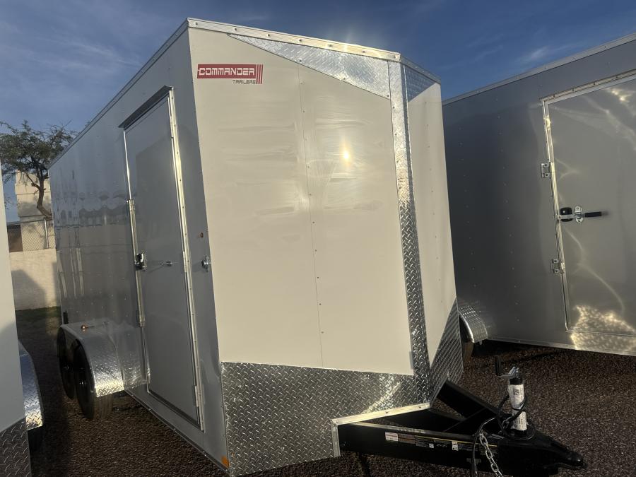 7X16 7X16 V NOSE ENCLOSED STD RAMP DOOR 7K BY CARRY ON Image 0