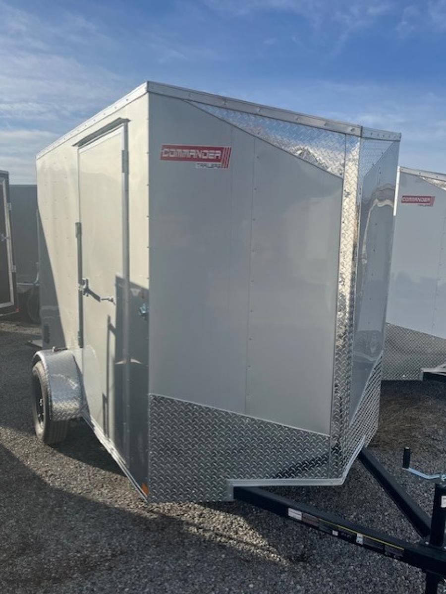 6X10 6X10 V NOSE ENCLOSED STD RAMP DOOR 3K BY CARRY ON Image 1