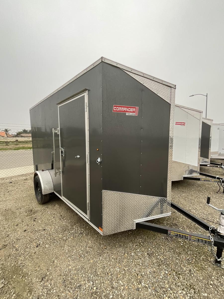 6X10 6X10 V NOSE ENCLOSED STD RAMP DOOR 3K BY CARRY ON Image 0