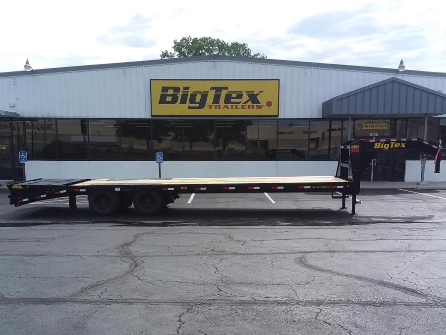 Big Tex 22GN, Gooseneck, 102″ x 25′, 23.9K, Dovetail, Mega Ramps Image 0