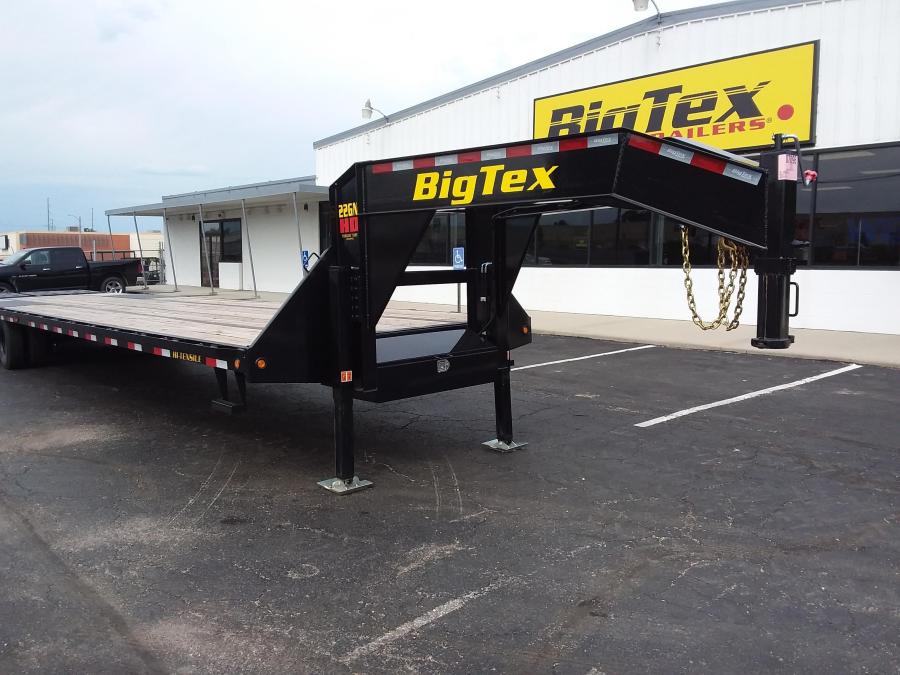 Big Tex 22GN, Gooseneck, 102″ x 25′, 23.9K, Dovetail, Mega Ramps Image 0