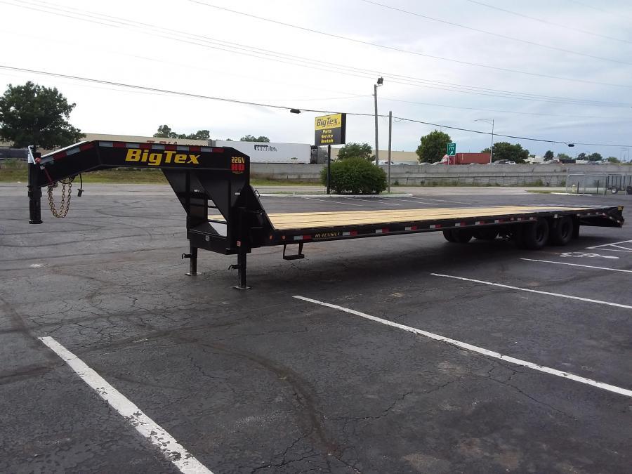 Big Tex 22GN, Gooseneck, 102" x 40', 23.9K, Dovetail, Mega Ramps Image 1