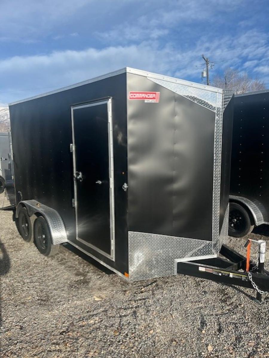 7X14 7X14 V NOSE ENCLOSED STD RAMP DOOR 7K BY CARRY ON Image 1