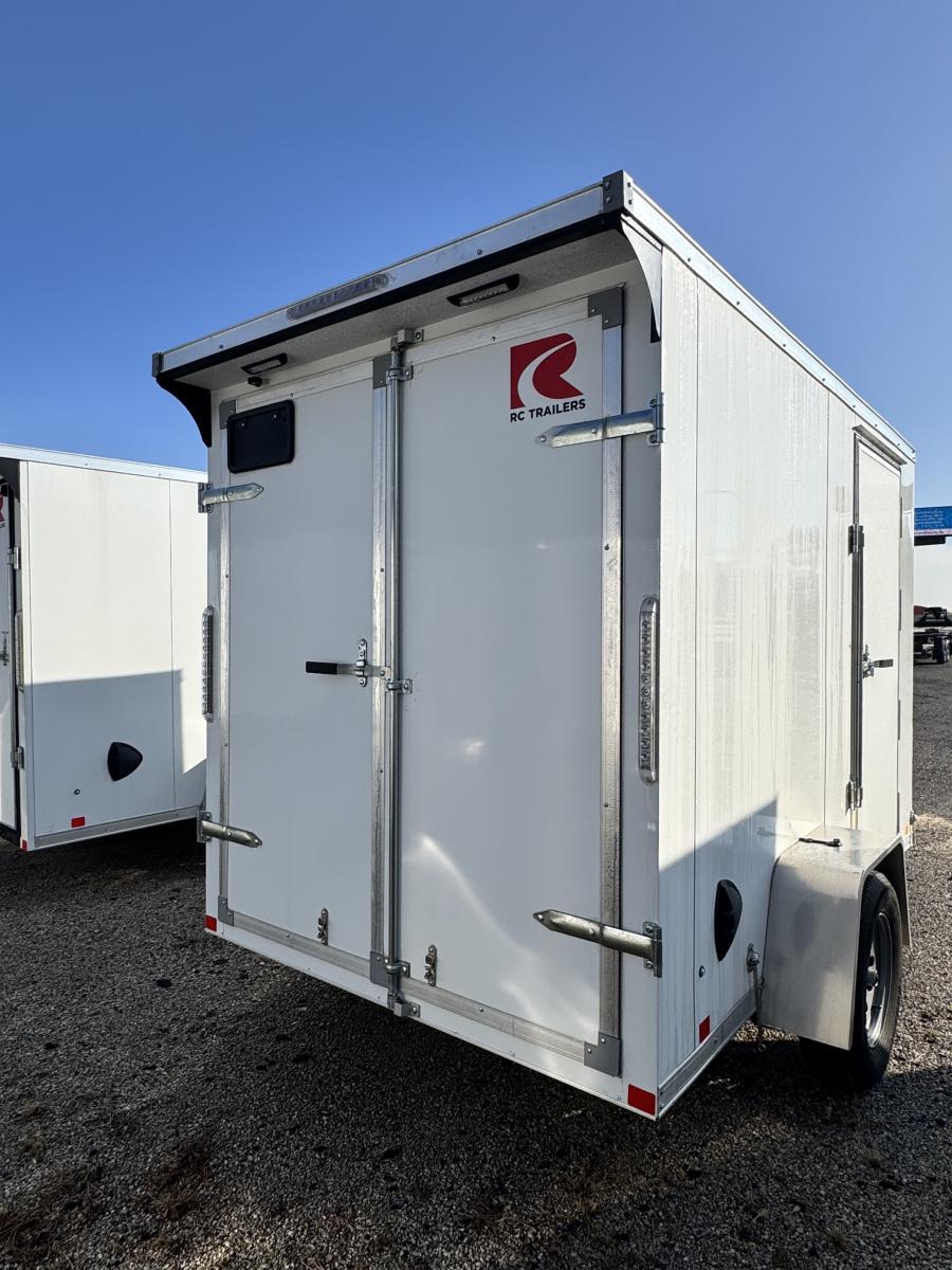 RDLX RDLX 6 x 10 SA FLAT TOP WEDG ENCLOSED TRAILER BY RC Image 1