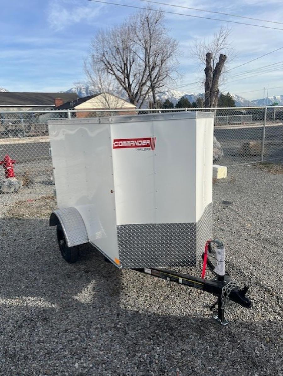 4X6C 4X6 V NOSE ENCLOSED STD RAMP DOOR 2K BY CARRY ON image 0